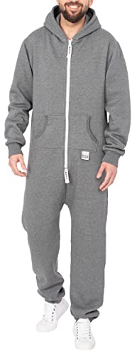 Basisstoff Sheeesh Herren Jumpsuit Dunkelgrau Gr. XXL