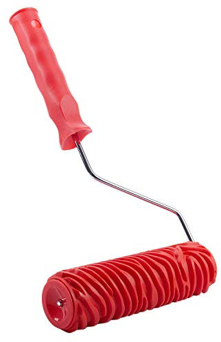 Hausdec 7Inch Embossed Stripe Painting Roller with Handle for
