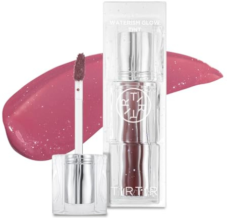 TIRTIR Waterism Tinted Lipgloss Kiss Ready Lipgloss 12H, Langanhaltend, Nicht Haftend, Natürlicher, Getönter Glanz, 0,14 Fl Oz (Packung Mit 1) 01 Mauve Rose