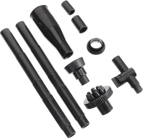 BESPORTBLE 1 Satz Kleiner Brunnenkopf Bewässerung Sprühen Wasserfontäne Wasserspender Wasserfall Schlauch Teichbelüfter Springbrunnenpumpe Fisch Pumpe Für Teich Luft Entferner Black Plastik