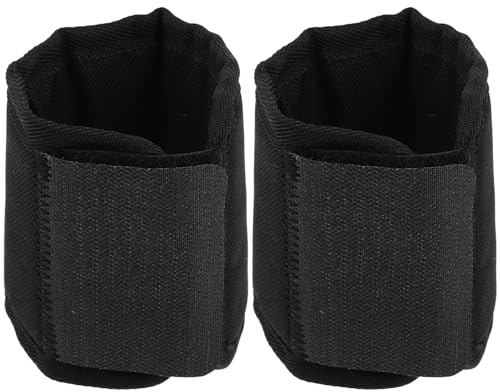VALICLUD Botas Impactos Tela y Absorción de Ceñido Ajuste Oxford de Negras Protectores Paquete de 2 Unidades para Cuidado Patas Caballo para Piernas y Cascos Equino