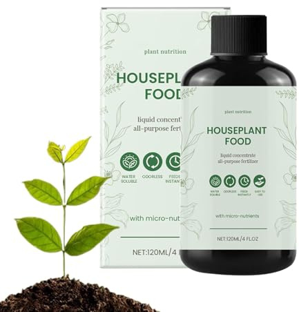 Gödselmedel för Inomhusväxter 120 ml Naturlig Säker Tillväxtförstärkare
