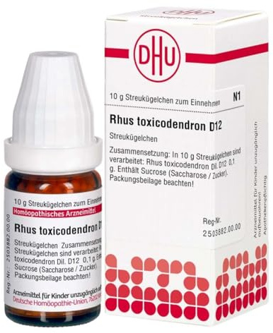 DHU Rhus toxicodendron D12 Streukügelchen, 10 g Globuli