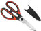 ZENVALY Tijeras de Cocina, Multiusos Tijeras Profesionales Acero Inoxidable, Resistentes Tijeras con Cubierta de Cuchilla, para Pollo, Pescado, Carne, Aves, Verduras, Hierbas, Nueces, Barbacoa