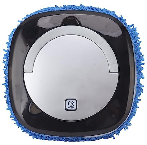 Automatic Floor Cleaning Robot, Anti-Collision Vacuum Cleaner and Mop Cleaning Robot Intelligent Steering for Home (Silver)