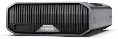 SanDisk Professional 12TB G-Drive Project - External HDD, Thunderbolt 3, USB (10Gbps), 7200RPM Ultrastar Hard Drive, Up to 250MB/s Read - SDPHG1H-012T-NBAAD