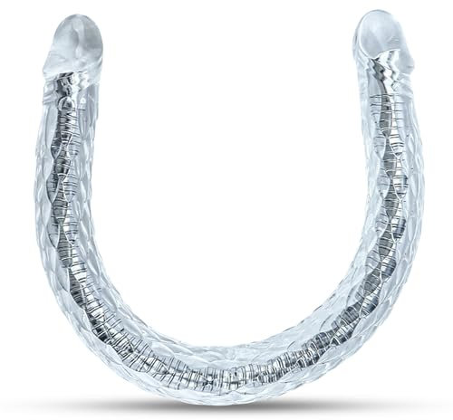 576mm Doppeldildo Riesen Dildo xxl Dildo,2023-Neu DIY Double Dildos mit Metall Befestigungsschaft,Diloschwanz für Frauen,Analdilos Herren,Anal Dildo Analplug,Realistischer Dildo xxl für Lesbische (A)