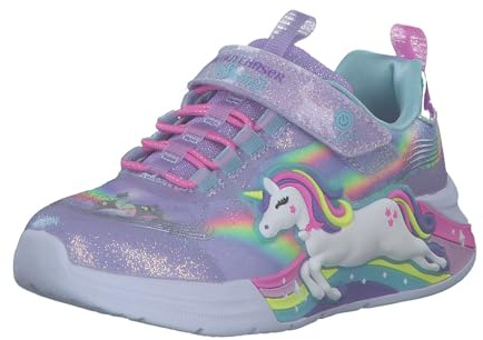 Skechers Fille Unicorn Chaser Flat-Sheets, Lavande, 27 EU