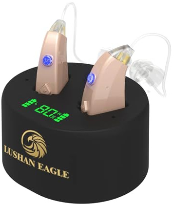 LUSHAN EAGLE Amplificador Chip digital auriculares equipo auditivo amplificados cobrable(extensión de cable)