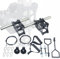 CONBUT Power Rack Attachments Cable Pulley System für Gym Smith Machine Trizeps Trainingsgeräte, Passend für 1„/2“ Olympiahanteln und 2“ Hantelscheiben(2 Set)