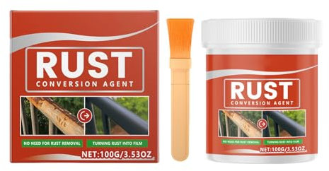 YIZITU High Efficiency Rust Converter And Metal Paint 3.53oz For Vehicle Outdoor Facilities And Industrial Equipment