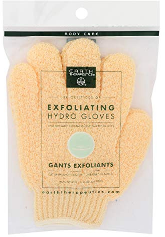 Earth Therapeutics Exfoliating Hydro Gloves, Natural