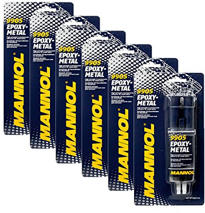 Mannol 9905 Epoxy-Metal 2K - Pegamento para metal 2K (2 componentes, 30 g)