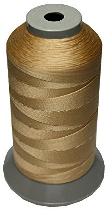 Sattlergarn Zwirn 14x2x3 Polyester 1000m haselnuss Ø 0,3mm (5089)