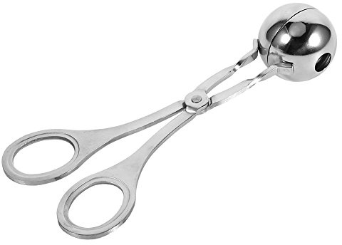 Estink Edelstahl Eisportionierer Eislöffel, Hackbällchen Former mit Auslöser, Fleisch Baller Löffel für Fleischbällchen, Reis, Melone, Eiscreme, 16,1 x 6,9 CM