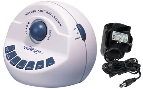 Relaxation Tinnitus Relief Device Ball | Aids Sufferers & Babies in Getting a Restful Night's Sleep | Sound Machine Plays Digital Recordings of Natural Sounds