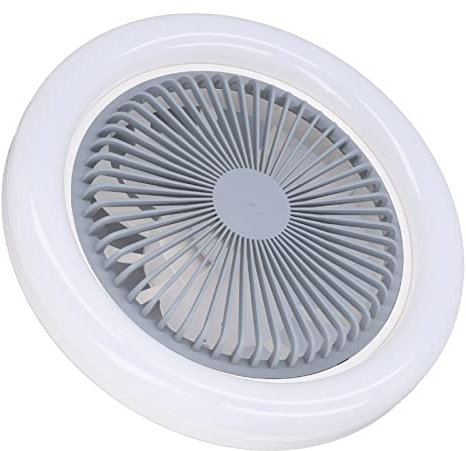 fansheng 9.8In 30W 2400Lumen Ventilador de Techo con Luz Led Inteligente Ajustable para El Hogar, Dormitorio, Sala de Estar, Garaje, Dog Roome, Ventilador de Araña Silencioso, E27