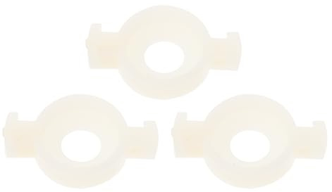 TOYANDONA Trumpet Trumpet Button Spring Supporting Pads 3pcs White Plastic Spring Pads Replacement Parts Easy to Replace Portable for Standard Maintenance