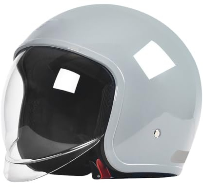 Öppen Hjälm För Vuxna Män Och Kvinnor, 3/4-Kvarts Hjälm För Alla Årstider, ECE 22.06 Godkänd, Hjälm För Cruiser Scooter Moped 2,(55-60CM)
