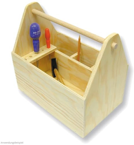 matches21 HOME & HOBBY Holz Werkzeugkiste DIY Bastelset für Kinder ab 12 Jahren