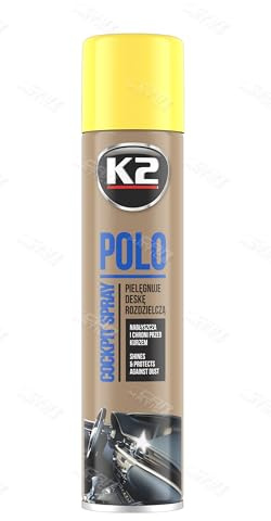 K2 Polo Cockpit Cockpitreiniger Cockpitpflege Cockpitspray Nanotech, Gebindegröße:300 ml;Duft:Vanille