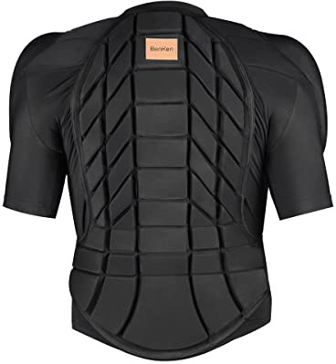 BenKen Ultra Leichter Schutzausrüstung Ski Körper Panzer Rücken Protektor, Außen- Sports Antikollision Backprotector Protektorenjacke für Snowboard & Skaten XL