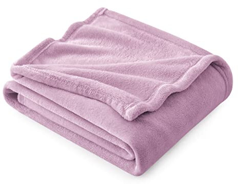 BEDSURE Kuscheldecke Flauschig Decke Fleecedecke - Wohndecke Warm Winter Weich, Sofadecke XL, Decke Couch Blanket, Wohn- & Kuscheldecken 150x200cm, Sofa überwurfdecke Lilla