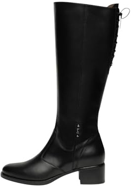 Nero Giardini I514640D Stivali Donna in Pelle - Nero 36 EU