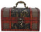 Caja de Madera Cofre del Tesoro,Cofre del Tesoro de Madera Decorativo Vintage, Cofre del Tesoro Oriental de Estilo Chino, Cofre del Tesoro Retro, Cofre Pirata, Caja de Madera de Juguete (#1 klein)