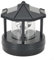 Solarbetriebener LED-Leuchtturm, 360 Grad drehbar, solarbetrieben, Solar-Leuchtturm, Rasen, Gartenlicht, wasserdicht, Straßenlaternen, Neujahr, Haushaltsdekoration (schwarz)