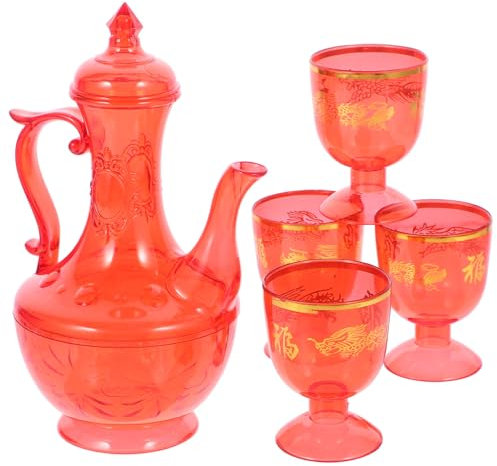 SOLUSTRE Tazzine Per Offerte d Acqua Vasi Di Buddha Forniture Di Culto Riutilizzabili Per Meditazione Buddista Realizzate in Plastica Robusta Sicure e Pratiche Per Uso Duraturo Bordi