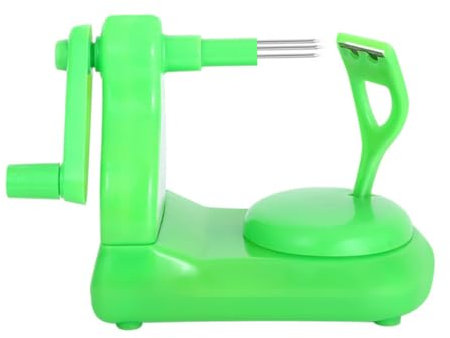 ULTECHNOVO 1Pezzi Sbucciatore Frutta Multifunzionale Inossidabile Verde Gadget Compatto per Sbucciare Affettare e Frutta e Design Ergonomico