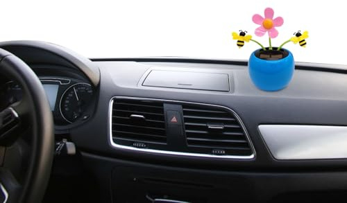 Flores danzantes solares | Juguete para salpicadero de Coche con energía Solar de Flores danzantes,Decoración del salpicadero del Coche con energía Solar, portátil para el, es