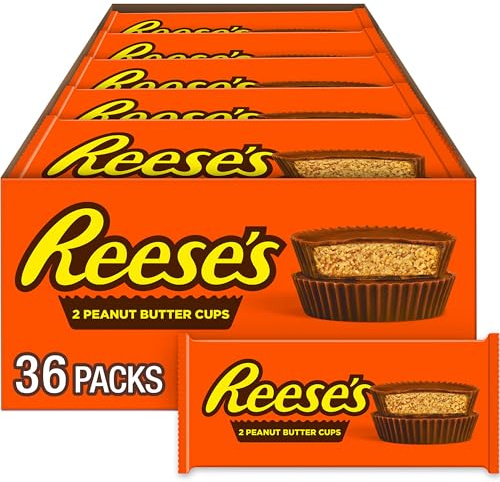 Reese's Peanut Butter Cups, 1.5-Ounce Packages (Pack of 36)