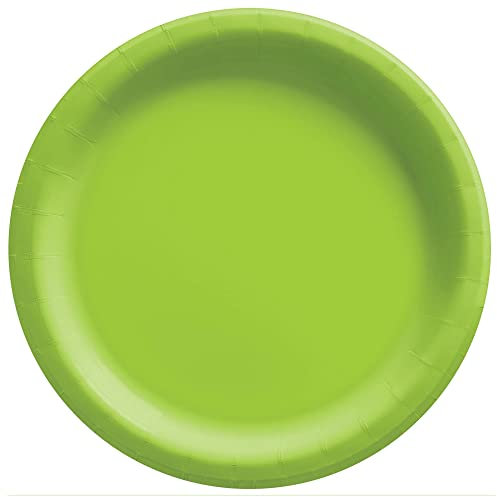 Kiwi Green Dessert Paper Plates Party Pack 18cm - 20 pcs