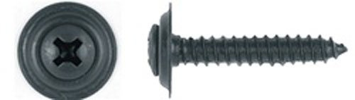 Clipsandfasteners Inc 100 8X1 Phillips Oval #6 Head Wash Countersunk Trim