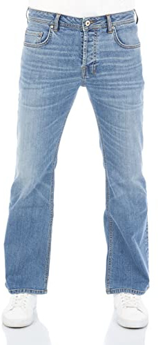 LTB Pantalon en jean stretch pour homme - Timor - Bootcut - Bleu Noir Taille 28, 29, 30, 31, 32, 33, 34, 36, 38, 40, 29W / 32L