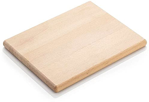 Forgast Nature Cutting Board | Double -sidoskiva | 30 x 25 cm | Att klippa och tjäna Köksbräda Robust antibakteriell Köttostbrödgrönsaker och frukt