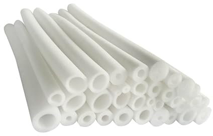Aislamiento De Tuberías, Protector Termico para Tuberias, Evitar La Congelación, Goma Aislante Coquilla, Relleno De Espuma Largo Manguera Impermeable, Ideal para Calefacción Y Plomería Domésticas (Si