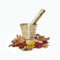 BRACOP Brass Mortar And Pestle Big Hamam Dasta Kitchen Gadgets Herb Ginger Crusher Spice Grinder Bowl Molcajete Cooking Tools Mortar Pestle Set Of 2 Pcs Indian Gifts Grinder For Kitchen