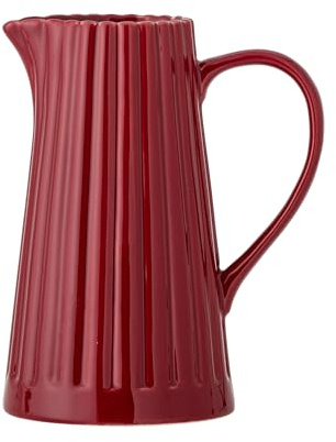 Bloomingville Latina Brocca rosso in gres porcellanato, T20 x 25 cm, 1200 ml