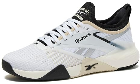 Reebok Nano Court Sport Men's Pickleball or Tennis Shoes for Men, Footwear White/Black, 11 Women/9.5 Men