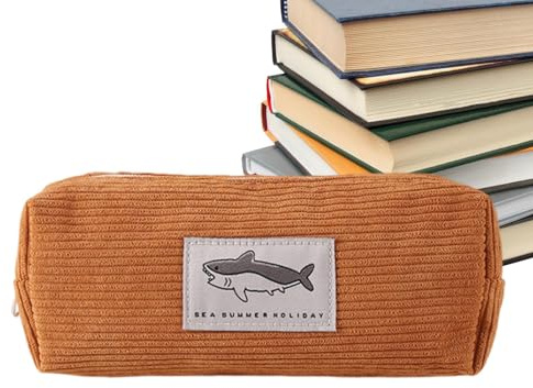 Bonito estuche para lápices, estuche con animales - Estuche Shark D de gran capacidad Vistaprint - Estuche multiusos, bonito estuche para lápices, rotulador G, bolígrafos de colores, gomas de borrar