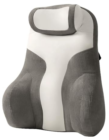 per schienale – per sedia da con braccioli, supporto lombare ergonomico per leggere | comodo cervicale per divano | morbido per TV relax lounging