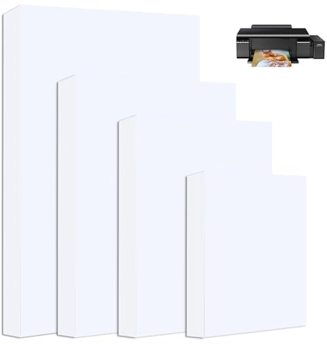 4 Storlekar 140 Ark Glansigt Fotopapper, 200gsm Glansigt Vitt Fotografiskt Papper Foto för Bläckstråleskrivare, Premium Fotoskrivarpapper Olika Storlekar A4 5x7 tum 4x6 tum 3,5x5 tum