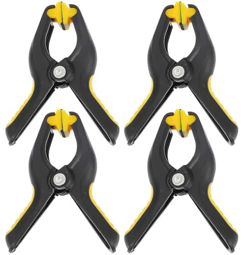 HOMSFOU Pinces à Ventouses Réglables pour Écran Lcd Téléphone Portable 4 Pièces en Plastique Noir, Outil de Levage et Ouverture D’écran, Kit Réparation Smartphone Maintenance