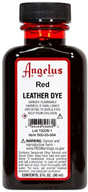 Angelus Leather Dye Red