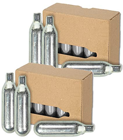 unbekannt 20 Stück Bierkapseln Co2 für alle Bierzapfanlagen mit 16g Kohlensäurekapseln wie Biermaxx Zapfprofi etc