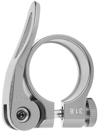 Alomejor Saddle Clip Quick Release Aluminum Alloy 31.8mm for Road Bike (31.8mm)