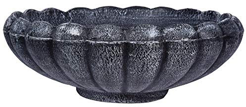 Roto Pflanzschale MARGARITE Größe M altes silber, Pflanzschale, Grabschale